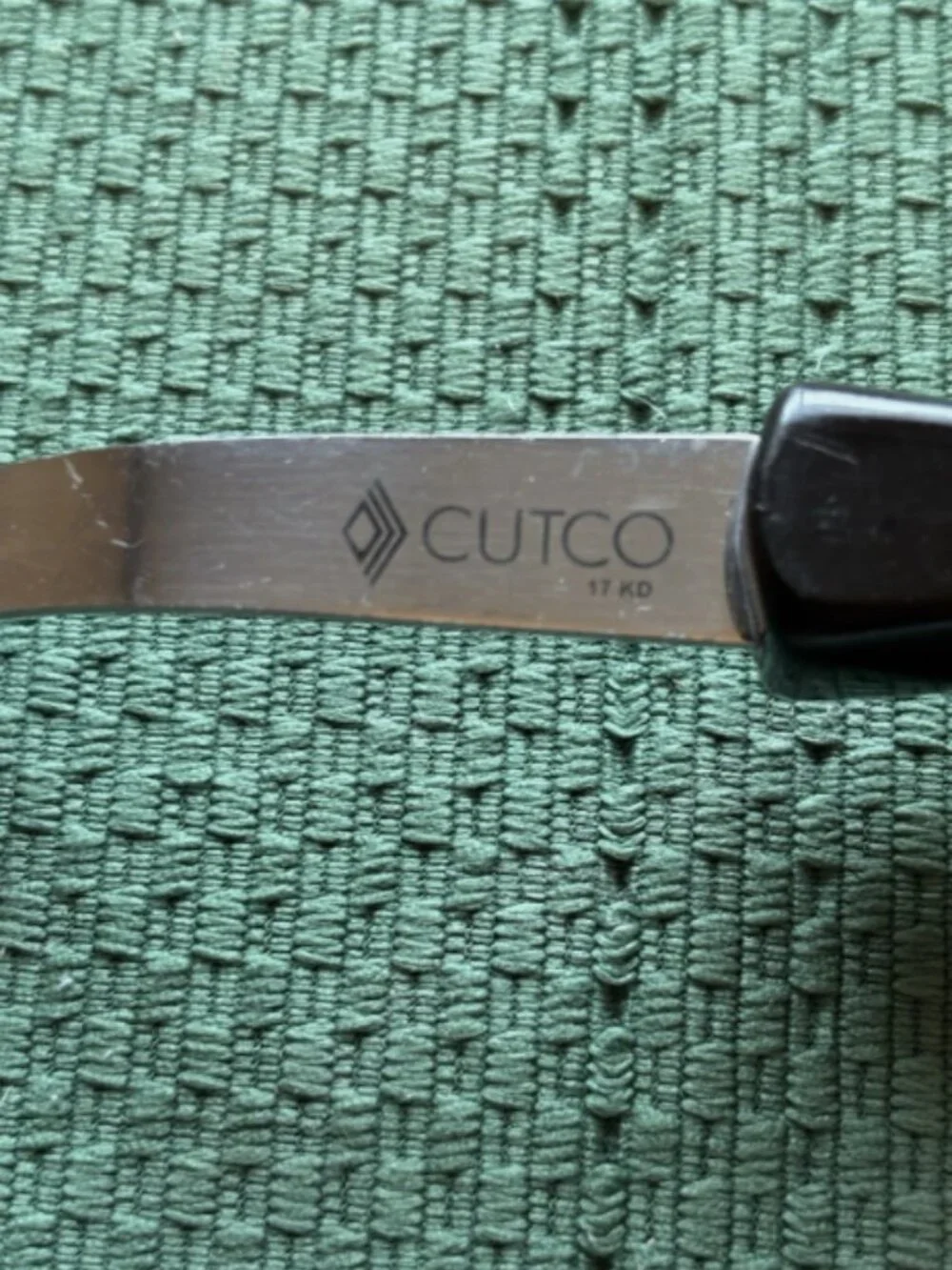 Cutco Basting Spoon Black Contoured Ergonomic Handle USA